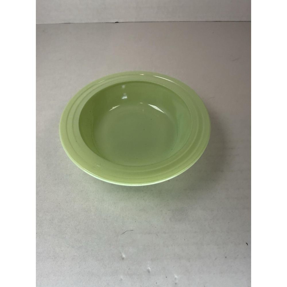 Hazel Atlas Moderntone Pastel Green Green 5" Bowl Mid Century Depression Glass